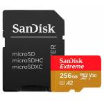 Western Digital - WESTERN DIGITAL EXTREME PLUS MICROSDXC 256GB+SD ADAPTER 200MB/S 140MB/S A2 C10 V (SDSQXBD-256G-GN6MA)