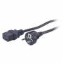 Apc - - Stromkabel - IEC 60320 C19 zu power CEE 7/7 (M) - Wechselstrom 230 V - 2,5m - Schwarz - fr P/N: SMT2200I-AR, SMT2200R2I-