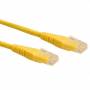 Roline - UTP-Patchkabel Kat.6, gelb, 0,3m (21.15.1512)