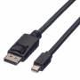 Roline - Roline DisplayPort Kabel, DP ST - Mini DP ST, schwarz, 1,5 m (11.04.5638)
