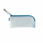 Herma - Reiverschlusstasche Mesh Bags, 230 x 110 mm, blau 3/4 umlaufender Reiverschluss ber Eck, Material: EVA, - 