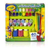 Crayola Washable Kid\'s Paint Kit-40pc 1
