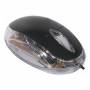 Exertis Connect - Optische Mini USB Maus mit schwarzer Leuchtfarbe (320300)