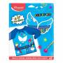 Maped - Grembiule Maniche Lunghe Blu