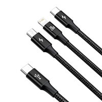Baseus - Rapid Series 3-in-1 USB Type-C Cable PD 20W 1.5m