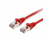 Equip - Cat6A S/FTP 2xRJ45 7.50m 红色低烟无卤跳线