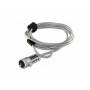 Navilock - Notebook security cable with combination lock - Sicherheitsschlosskabel - Silber - 1,8m - 4-stelliges Zahlenschloss (20643) [DE-Version, German Keyboard]