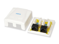 Equip Rj45 Dose 2xrj45 Aufputz Cat6 4