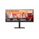 Lg - 86,72cm/34 (3440x1440) LG 34BA75QE-B 21:9 WQHD IPS Curved 5ms 60Hz HDR10 HDMI DP USB-C Speaker
