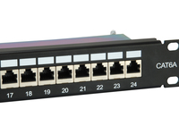 Equip Patchpanel 24x Rj45 Cat6a 19 1he Schwarz 3