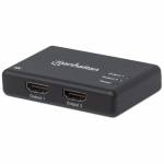 Manhattan - MANHATTAN 4K 2-Port HDMI-Splitter 4K@30Hz Netzteil schwarz