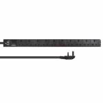 Lanview - LVR-3MUK-SPD-UK10 Stromverteilereinheit (PDU) 8 AC-Ausgnge 1.4U Schwarz (LVR-3MUK-SPD-UK10)