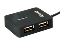 Equip Usb-hub 4port Reise-usb Hub, Schwarz 3