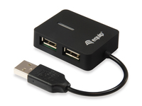 Equip Usb-hub 4port Reise-usb Hub, Schwarz 5