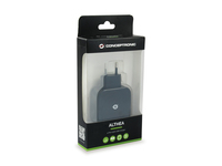 Conceptronic Ladegert 4port 25w Eu, 5v / 5a, Schwarz 7