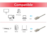 Equip Patchkabel Cat6a S/ ftp 2xrj45 0.25m Beige(sstp) Slim 2