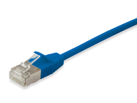 Equip Patchkabel Cat6a S/ ftp 2xrj45 10.00m Blau (sstp) Slim 1