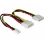 Delock - DeLOCK Y-cable power 0.25m Multicolour power cable
