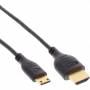 Inline - InLine HDMI A/Mini HDMI C, 1.5 m 1.5m HDMI Mini-HDMI Black HDMI cable