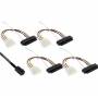Inline -  Mini SAS HD Kabel, SFF-8643 zu 4x SFF-8482 (29-pol.) + Strom, 0,5m (27632A)