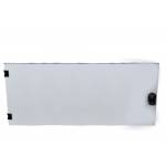 Efb-elektronik - Puerta delantera para distribuidor de pared 9U, puerta de acero incl. bisagra (102130GR.09S)