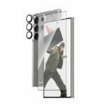 Panzerglass - - 3-in-1 Schutzpacket - hintere Abdeckung fr Mobiltelefon - ultraweite Passform mit EasyAligner - D3O Bio, 100 % recycelte