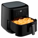 Medion - MD 11750 Life P10 XL Duo-Heiluftfritteuse 6.8 l schwarz - ? 2 Edelstahl-Heizelemente mit einer Gesamtleistung von max. 2.