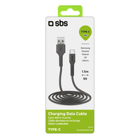 Sbs Datenkabel Usb 2.0 To Type C , Lnge 1, 5 M, Schwarz 5