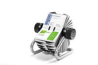 Durable - DURABLE Visifix Rollkartei f400 Karten Register A-Z silber