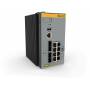 Allied Telesis - AT IE340-12GT - Switch - L3 - managed - 8 x 10/100/1000 + 4 x 1000Base-X SFP - an DIN-Schiene montierbar, wandmontierbar - DC-St