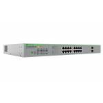 Allied Telesis - AT GS950/18PS V2 - Switch - Smart - 16 x 10/100/1000 (PoE+) + 2 x 1000Base-X - Desktop, an Rack montierbar, wandmontierbar - PoE