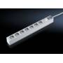 Rittal - Steckdosenleiste 48,3cm 7fach mit Schalter 230V/16A