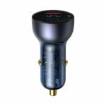 Baseus - CCKX-C0A Universal Schwarz - Blau Zigarettenanznder Schnellladung Auto (TZCCKX-0G)