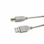 Synergy 21 Kabel, Dosen, Etc. - Kabel USB, A(St) => B(St), 5,0m, USB2.0, grau, Synergy 21,
