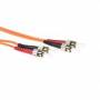  "Act-10 meter LSZH Multimode 62.5/125 OM1 fiber patch cable duplex with ST connectors. St-st 62.5/125 om1 dup 10.00m (RL1010)-Act-Hardware/Electronic"