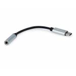 Equip Adapterkabel Usb-c -> Audio St / bu 0.35m - Adapter USB-C -> Audio DAC 4-Pin 3.5mm St/Bu 0.15m sw