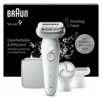 &nbsp;"Braun-Braun Silk-�pil 9 9-061 40 tweezers Silver, White-Braun-Hardware/Electronic"