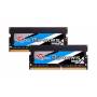 G. Skill - Ripjaws - DDR4 - 64 GB: 2 x 32 GB - SO DIMM 260-PIN - 3200 MHz / PC4-25600 - CL22 - 1.2 V - ungepuffert - non-ECC (F4-3200C22D-6
