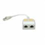 Telegrtner - - Netzwerk-Splitter - RJ-45 (M) - RJ-45 (W) - CAT 5 - Hellgrau (J00029A0009)