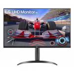 Lg - 32UR550K-B - Monitor, 4K, 32 Zoll (81 cm), VA-Panel, (3840 x 2160), 60 Hz, 4 ms (GtG), DCI-P3, 90 %, schwenkbar, Schwarz (32UR55
