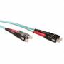 Act - 10 meter LSZH Multimode 50/125 OM3 fiber patch cable duplex with SC connectors. Sc-sc 50/125 om3 dup 10.00m (RL3610)