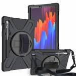 Estuff - Defender Case - Hintere Abdeckung fr Tablet - Silikon, Polycarbonat - Schwarz - 27,90cm (11) - fr Samsung Galaxy Ta