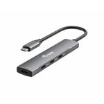 Equip - Equip 128963 hub de interfaz USB 3.2 Gen 1 (3.1 Gen 1) Type-C 5000 Mbit/s Negro, Plata