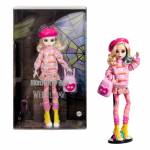 Mattel - Monster High Wednesday Sammelpuppe - Enid Sinclair in pink mit Accessoires