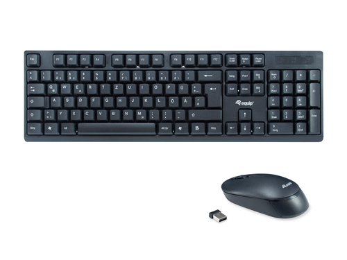 KIT MOUSE E TASTIERA WIRELESS SENZA FILI LAYOUT TEDESCO QWERTZ DE