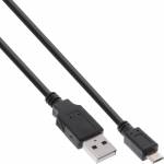 Inline - INLINE Fast-charge - USB-Kabel - Micro-USB Typ B (M) zu USB (M) - 1.5 m - Schwarz