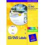  "Avery Zweckform-Full Face CD/DVD Label - Beschichtete Etiketten, glnzend - 50 Etikett(en) (25 Bogen x 2) (L7760-25)-Avery-Hardware/Electronic"