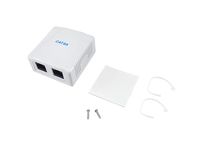 Equip Aufputzdose Cat6a 2-port 2x Rj45 Utp