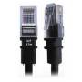 Patchsee - PatchSee BasicPatch - Patch-Kabel - RJ-45 (M) bis RJ-45 (M) - 60 cm - FTP - CAT 5e - geschirmt - Schwarz