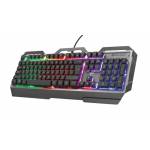 Trust - Gaming GXT 856 Torac - Tastatur - hintergrundbeleuchtet - USB - Deutsch (23740) [DE-Version, German Keyboard]